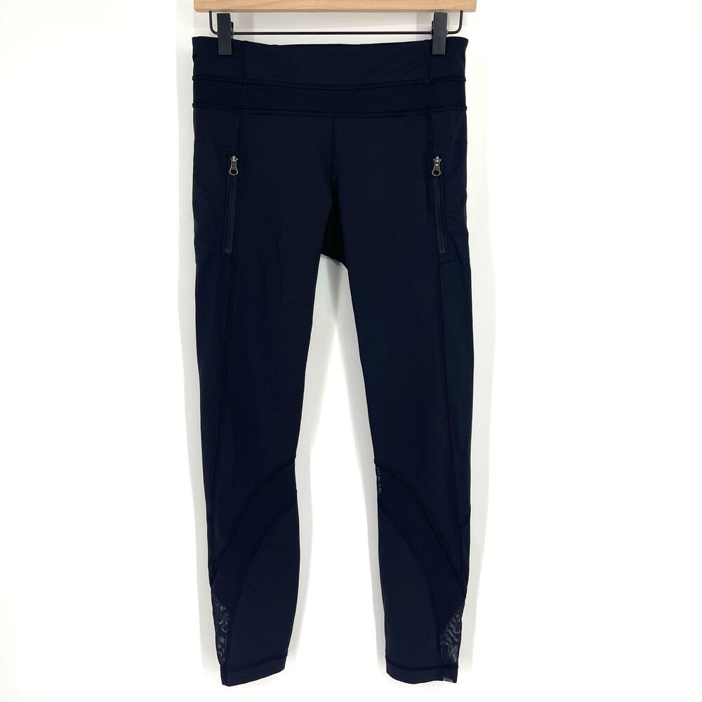 Lululemon Inspire Tight II Mesh Black Size 6